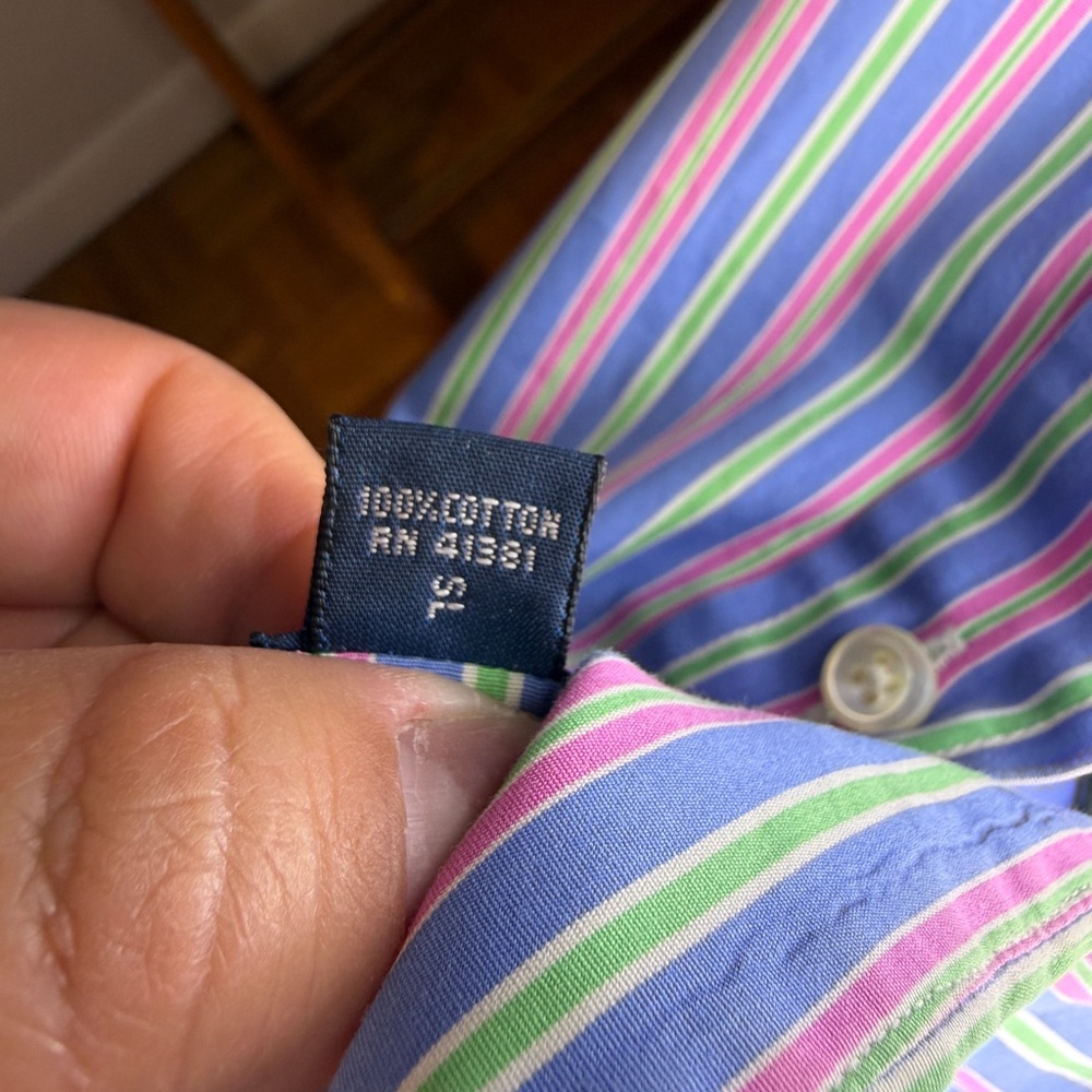 Ralph Lauren Multicolor Striped Button Down Shirt - Picture 3 of 5